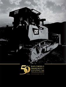 50 años de historia de Finanzauto y Caterpillar