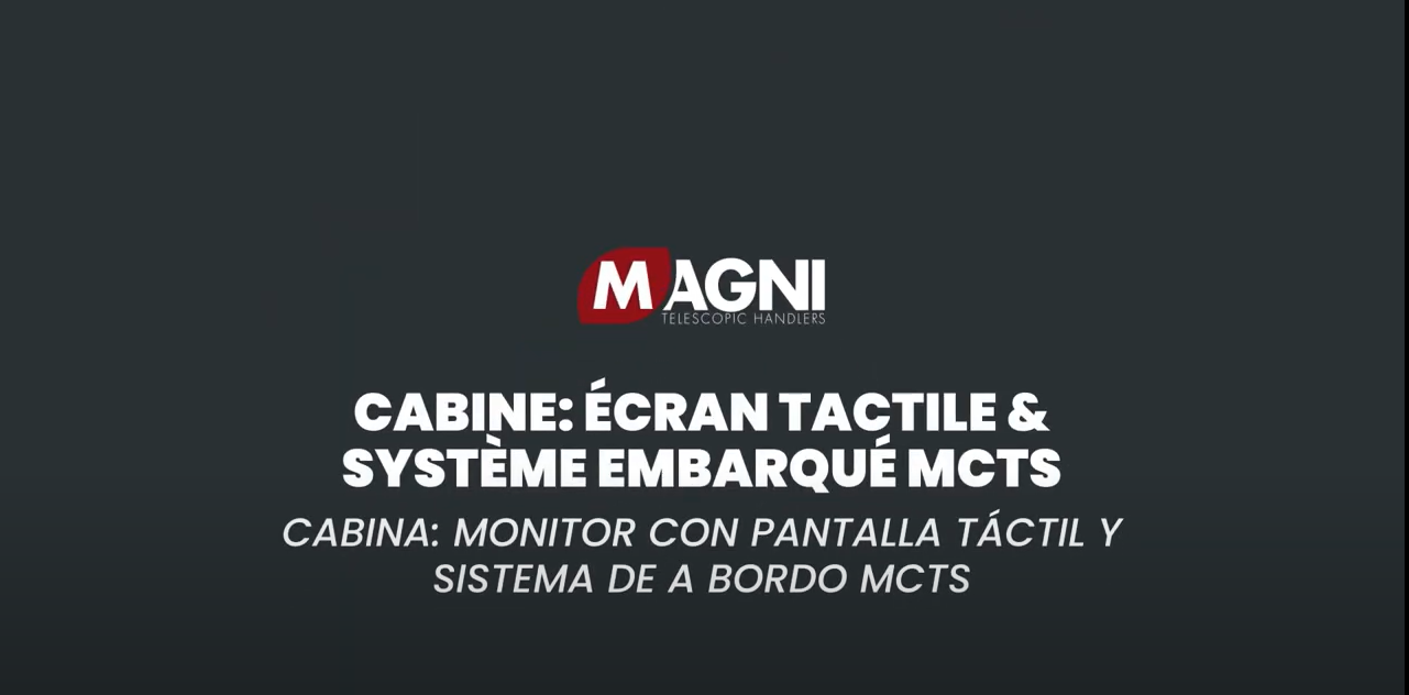 Vídeo Cabina: Monitor con pantalla táctil y sistema de a bordo MCTS